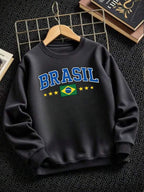 Moletom Masculino Brasil Varsity Casual