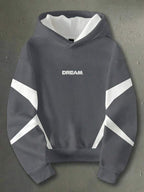 Moletom Oversized Dream Com Capuz Estilo Streetwear