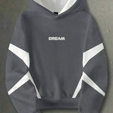 Moletom Oversized Dream Com Capuz Estilo Streetwear