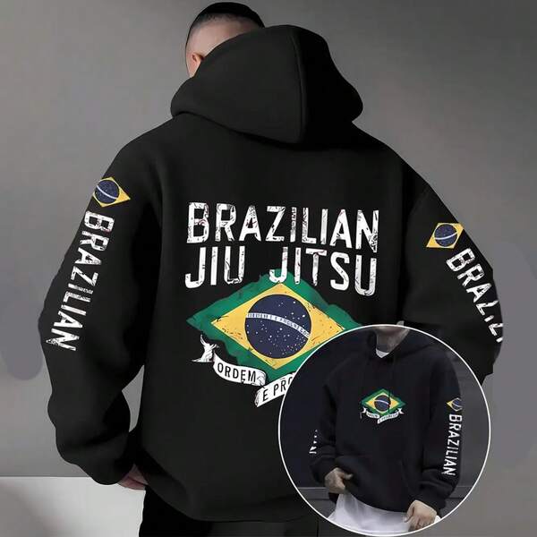 Moletom Brazilian Jiu Jitsu Streetwear Masculino