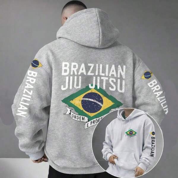 Moletom Brazilian Jiu Jitsu Streetwear Masculino