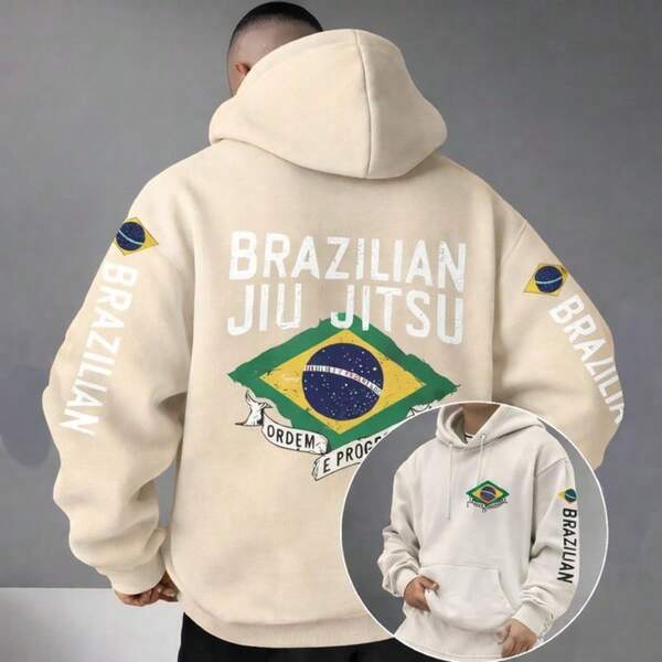 Moletom Brazilian Jiu Jitsu Streetwear Masculino