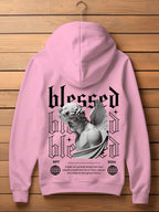Moletom Oversized Blessed Angel Estilo Gothic Streetwear