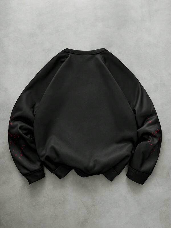 Moletom Masculino Oversized Com Recortes Streetwear Esportivo
