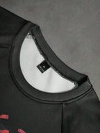 Moletom Masculino Oversized Com Recortes Streetwear Esportivo