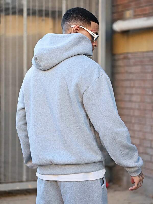 Conjunto Moletom Hoodie Com Calça Wide Leg