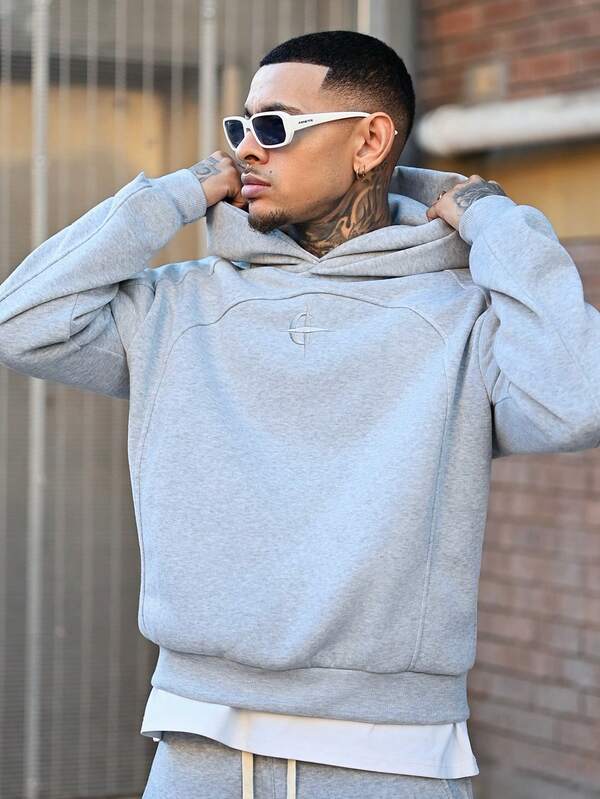 Conjunto Moletom Hoodie Com Calça Wide Leg