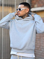 Conjunto Moletom Hoodie Com Calça Wide Leg