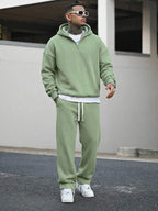 Conjunto Moletom Oversized Com Capuz Casual