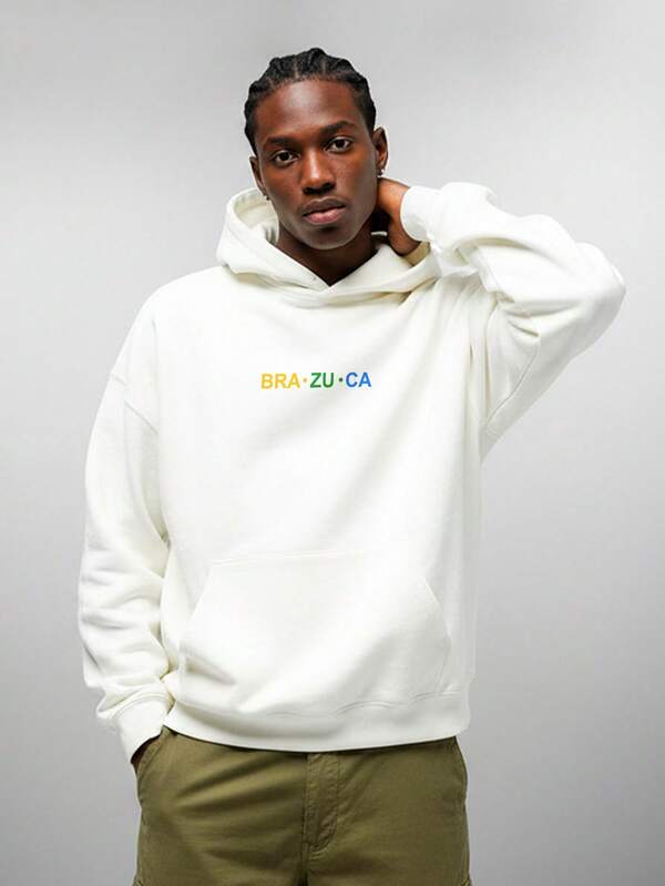 Moletom Oversized Brasil Streetwear Masculino