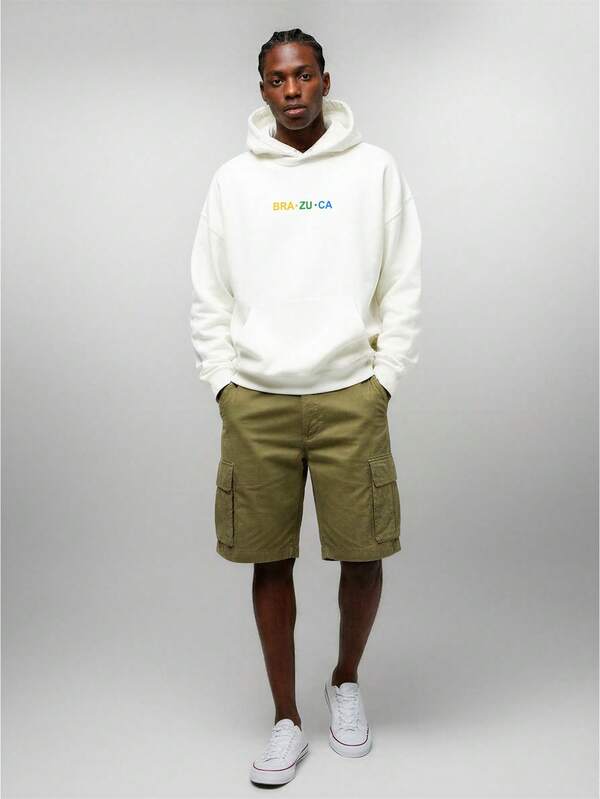 Moletom Oversized Brasil Streetwear Masculino