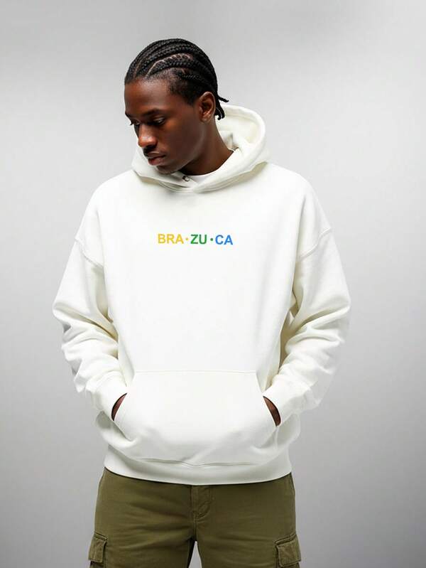 Moletom Oversized Brasil Streetwear Masculino
