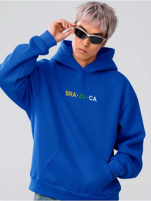 Moletom Oversized Brasil Streetwear Masculino