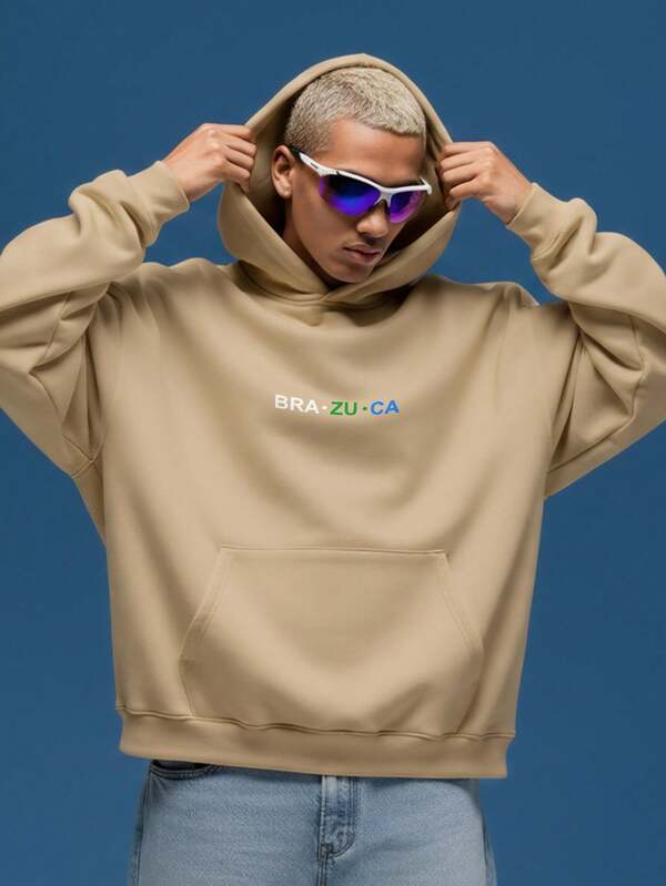 Moletom Oversized Brasil Streetwear Masculino