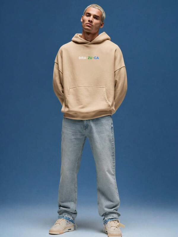 Moletom Oversized Brasil Streetwear Masculino