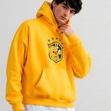 Moletom Oversized Brasil Casual Streetwear Masculino
