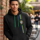 Moletom Canguru Brasil Vertical Streetwear Masculino