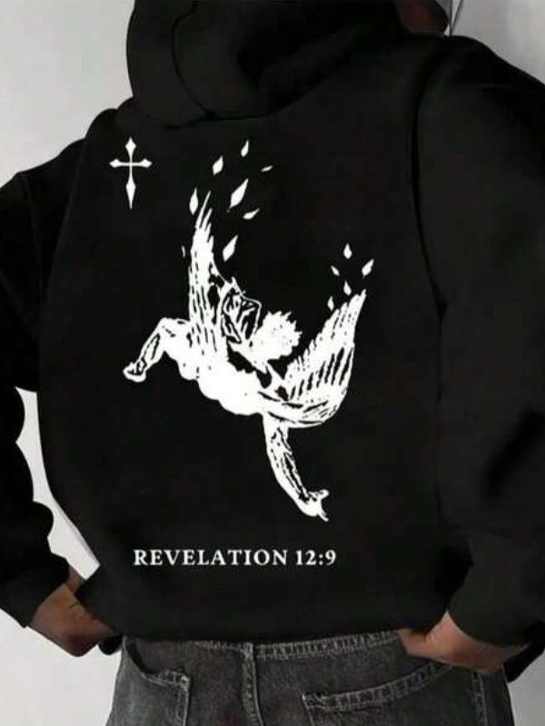 Moletom Revelation Angel Estilo Gothic Streetwear