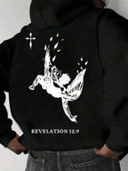 Moletom Revelation Angel Estilo Gothic Streetwear