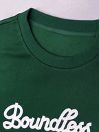 Moletom Boundless Victory Estilo College Streetwear Casual