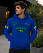 Moletom Canguru Brasil Rio Streetwear Masculino