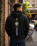 Moletom Canguru Brasil Vertical Streetwear Masculino