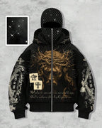 Moletom Jesus Crown Estilo Gothic Streetwear Térmico