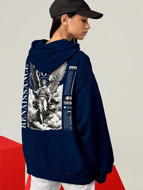 Moletom Legacy Angel Estilo Gothic Streetwear Oversized