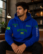 Moletom Canguru Brasil Rio Streetwear Masculino