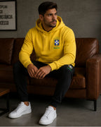 Conjunto Moletom Brasil Cristo Streetwear Masculino