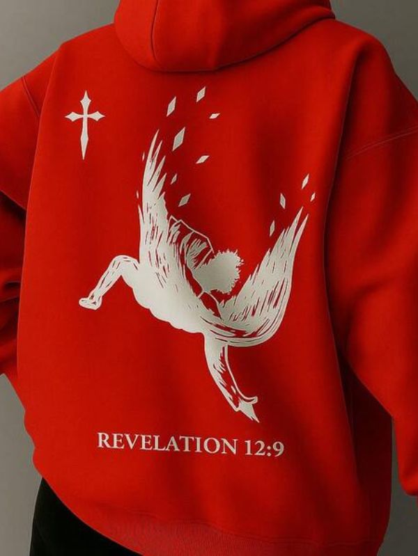 Moletom Revelation Angel Estilo Gothic Streetwear