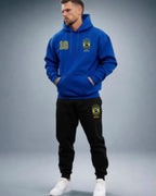 Conjunto Moletom Canguru Brasil Camisa 10 Streetwear