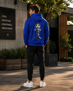 Conjunto Moletom Brasil Cristo Streetwear Masculino