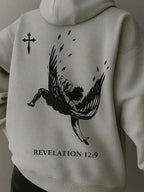Moletom Revelation Angel Estilo Gothic Streetwear