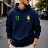 Moletom Canguru Brasil Camisa 10 Casual