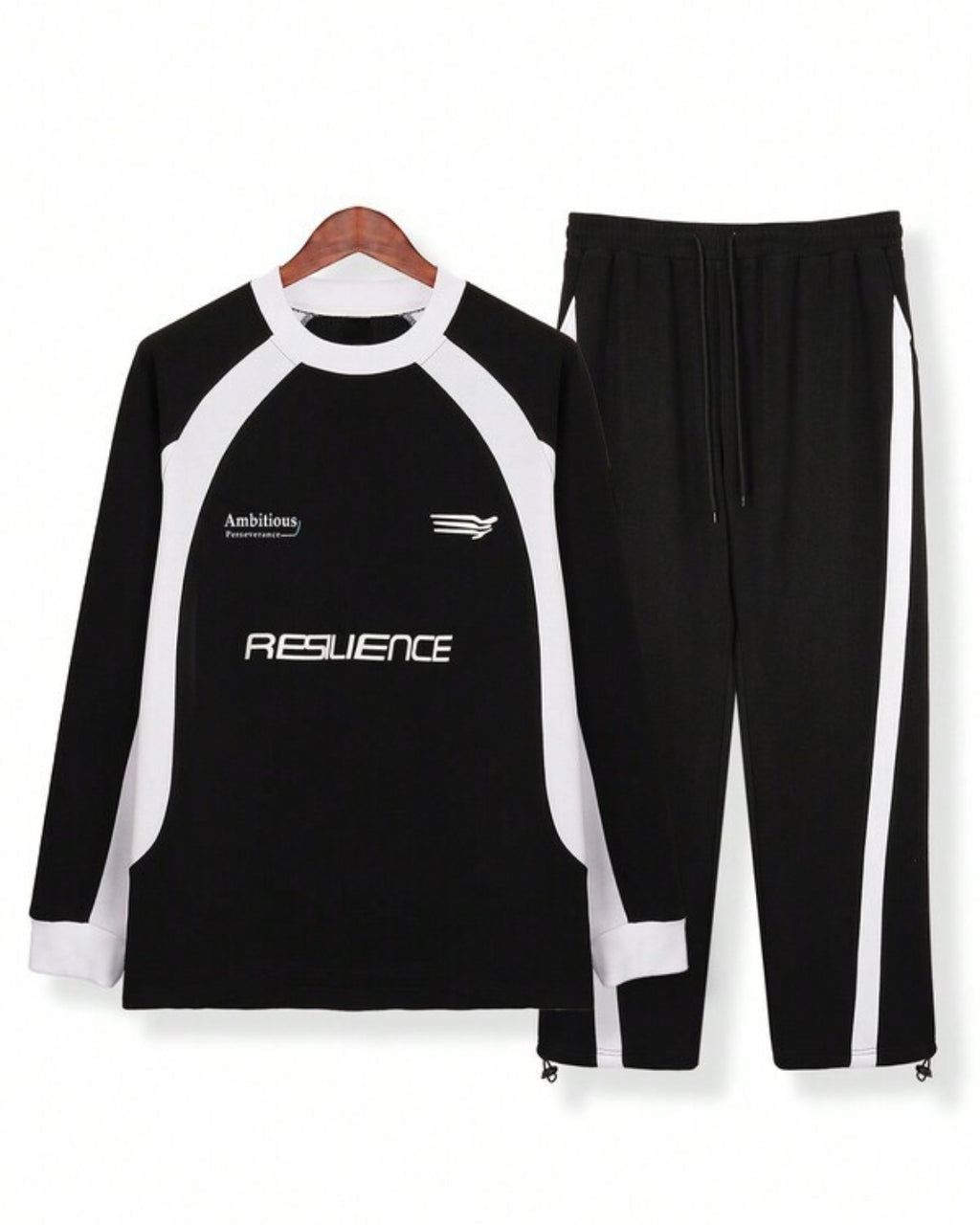 Conjunto Moletom Raglan Com Calça Jogger Esportiva