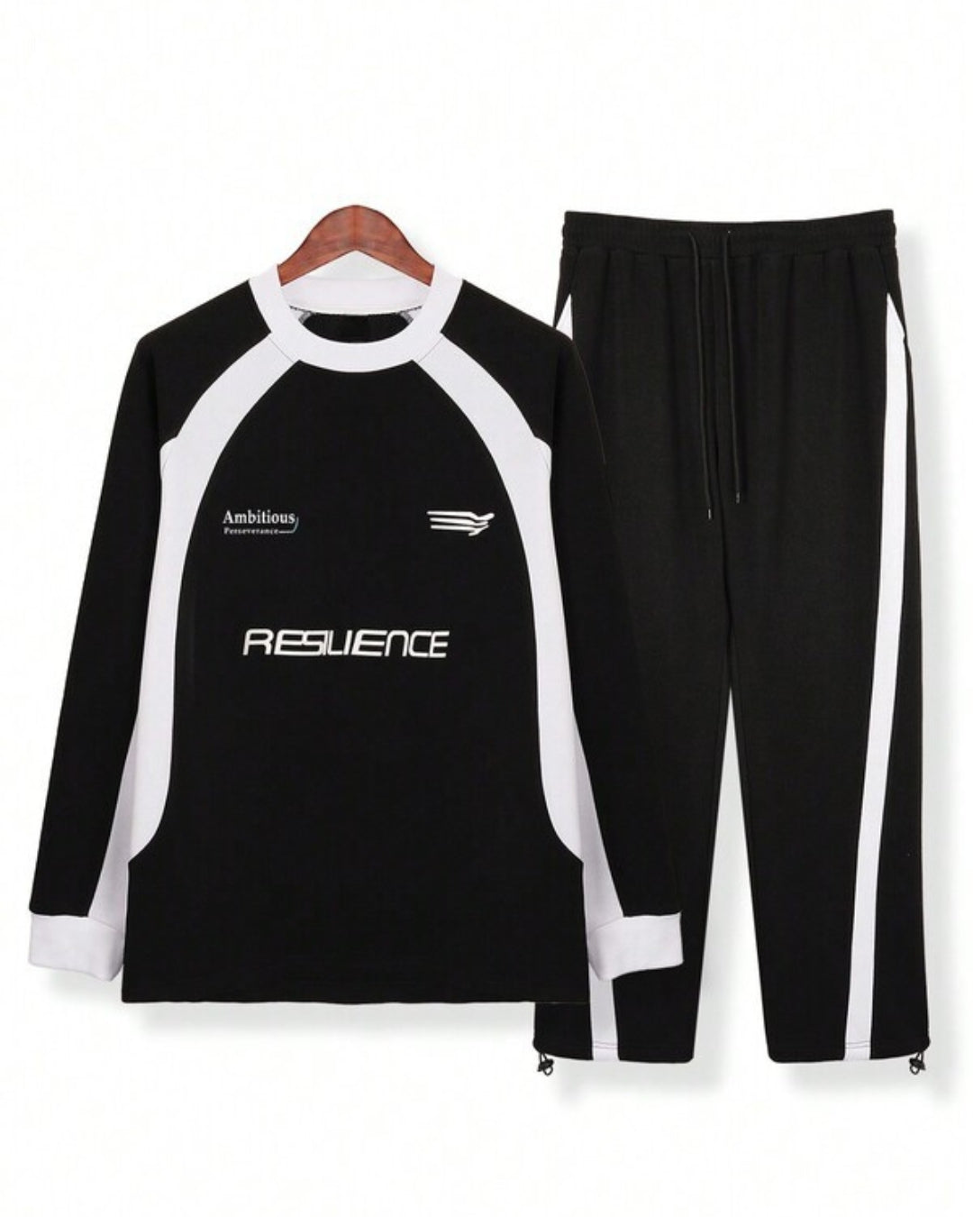 Conjunto Moletom Raglan Com Calça Jogger Esportiva